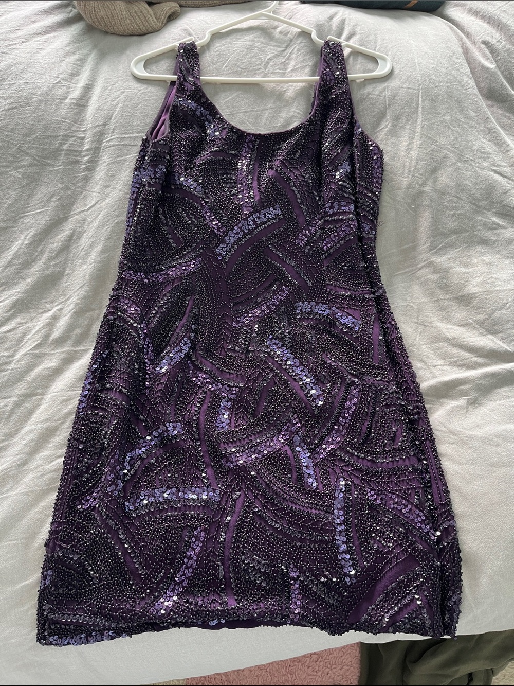 Vintage Silk & Sequin Dress